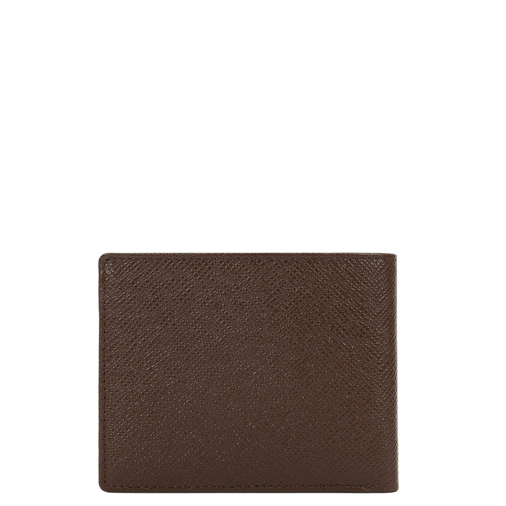 Chocolate Bifold Leather Mens Wallet