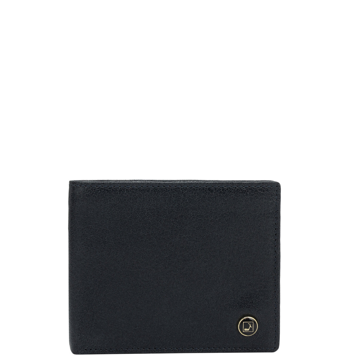 Navy Bifold Leather Mens Wallet
