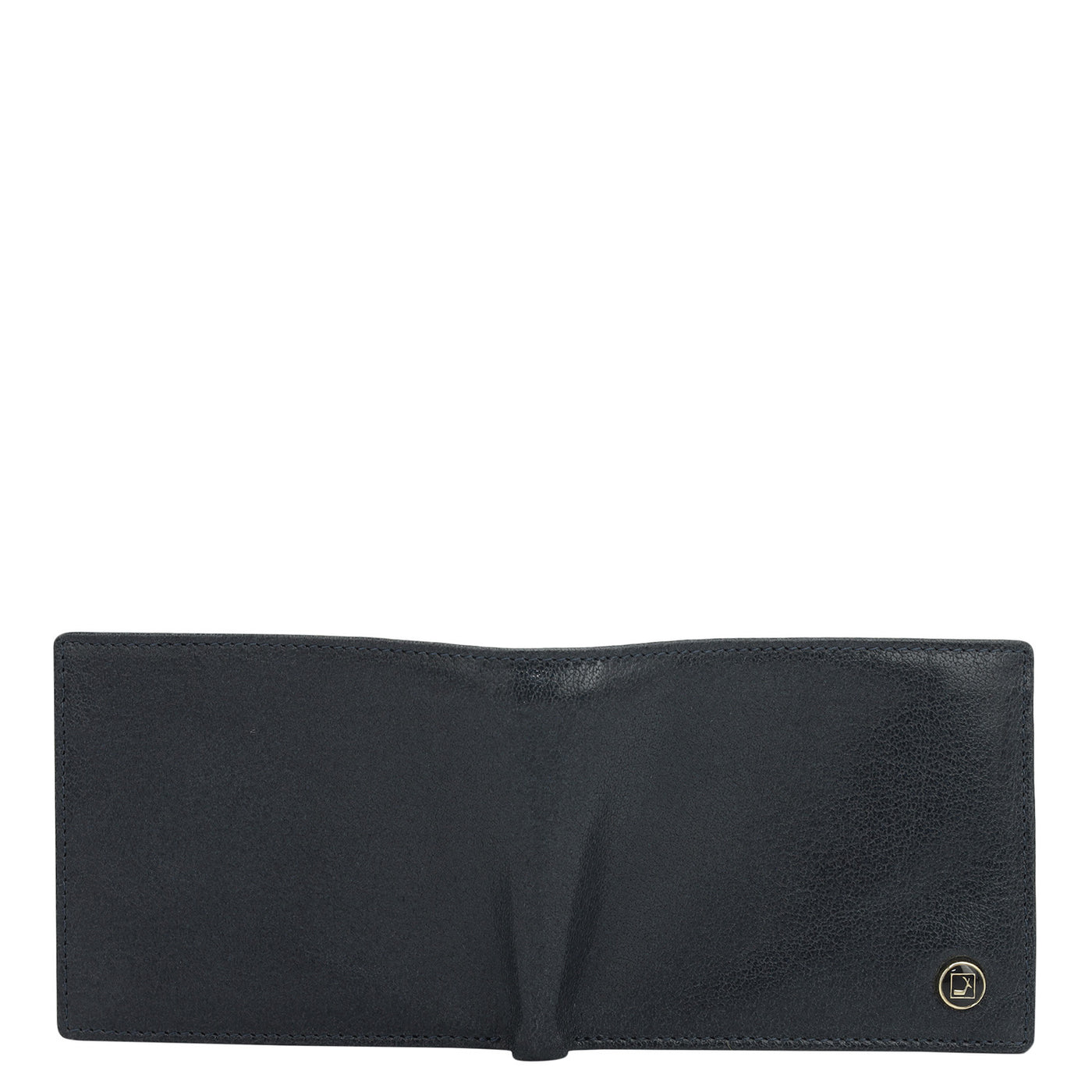 Navy Bifold Leather Mens Wallet