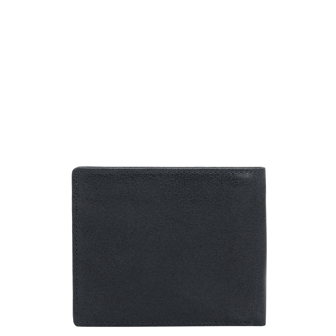 Navy Bifold Leather Mens Wallet