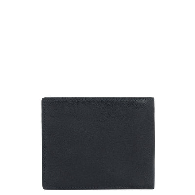 Navy Bifold Leather Mens Wallet