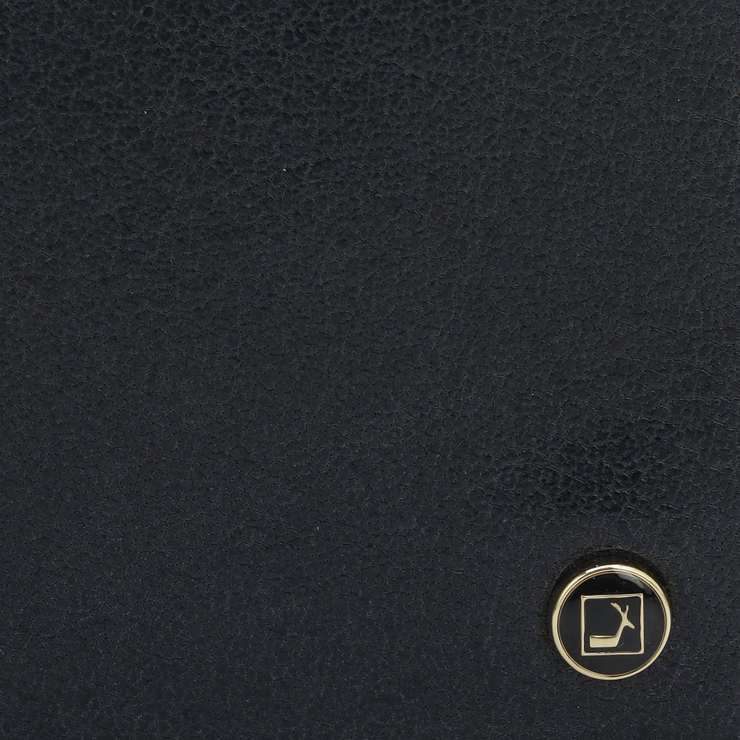 Navy Bifold Leather Mens Wallet