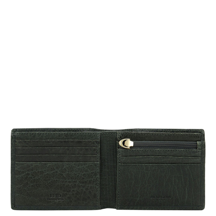 Online Exclusive Bifold Men's Wallet - Petrol Green
