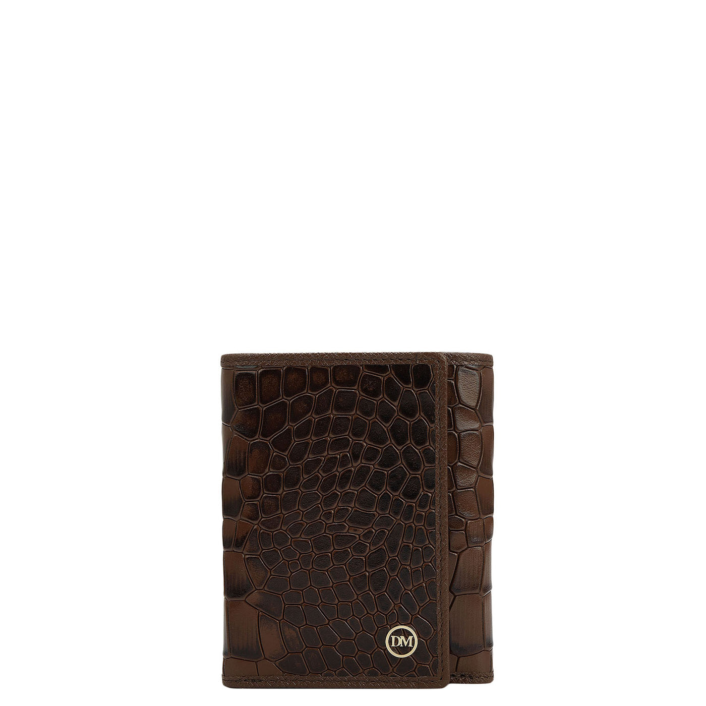 Date Trifold Leather Mens Wallet