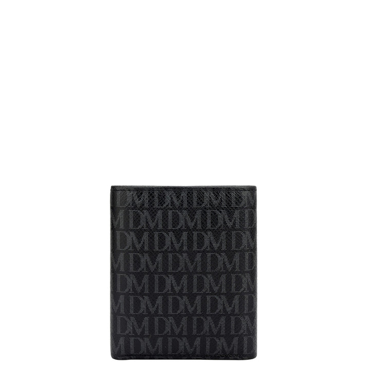 Black Bifold Leather Mens Wallet