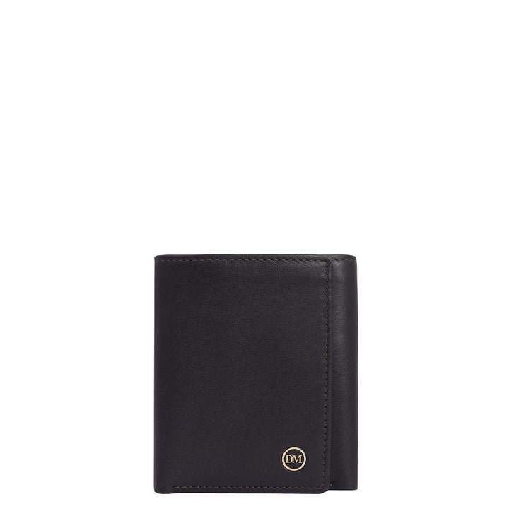 Brown Trifold Leather Mens Wallet
