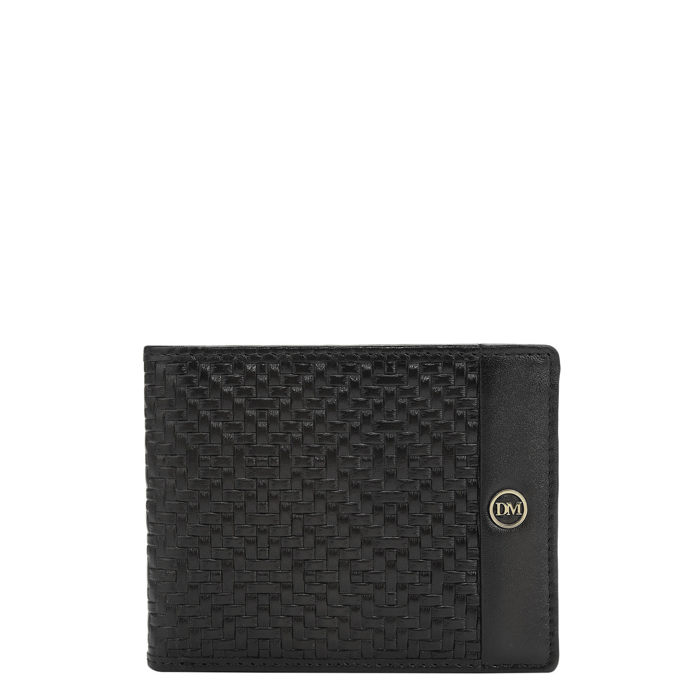 Black Bifold Leather Mens Wallet