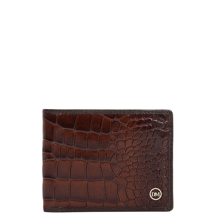 Brown Bifold Leather Mens Wallet