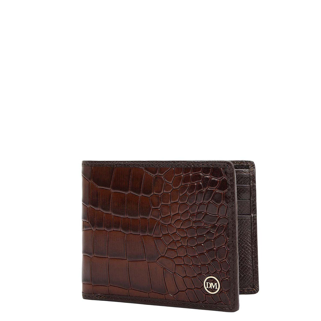 Brown Bifold Leather Mens Wallet