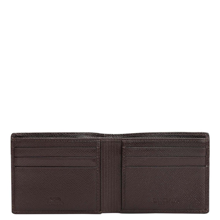 Brown Bifold Leather Mens Wallet