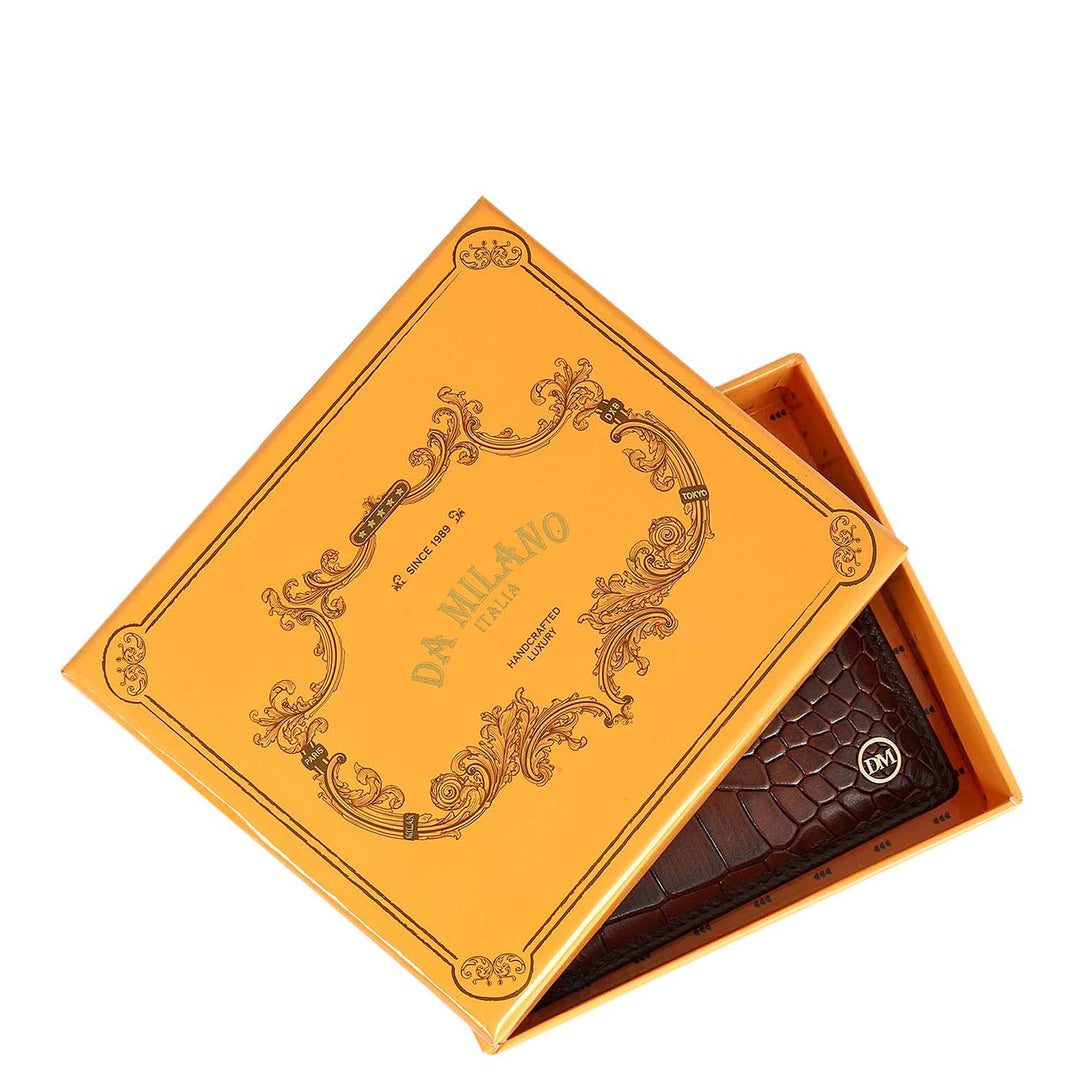 Brown Bifold Leather Mens Wallet