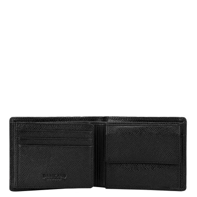 Franzy Leather Mens Wallet - Black