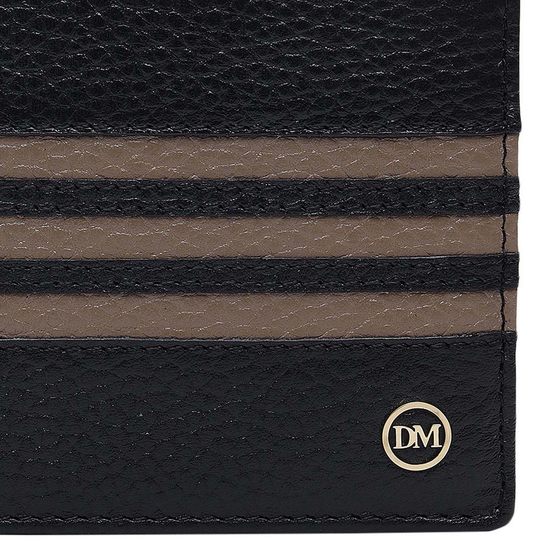 Black Bifold Leather Mens Wallet