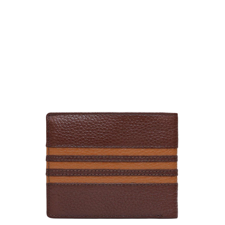Espresso Bifold Leather Mens Wallet