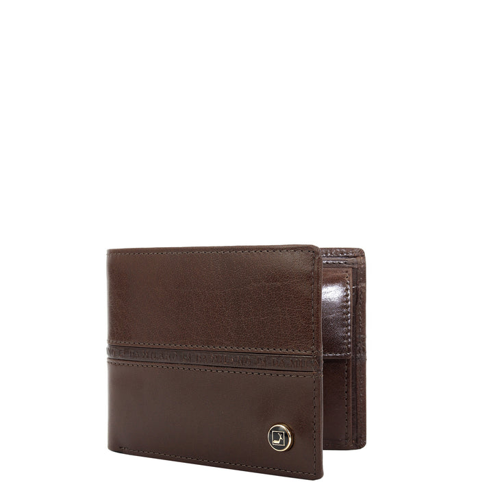 Brown Bifold Leather Mens Wallet