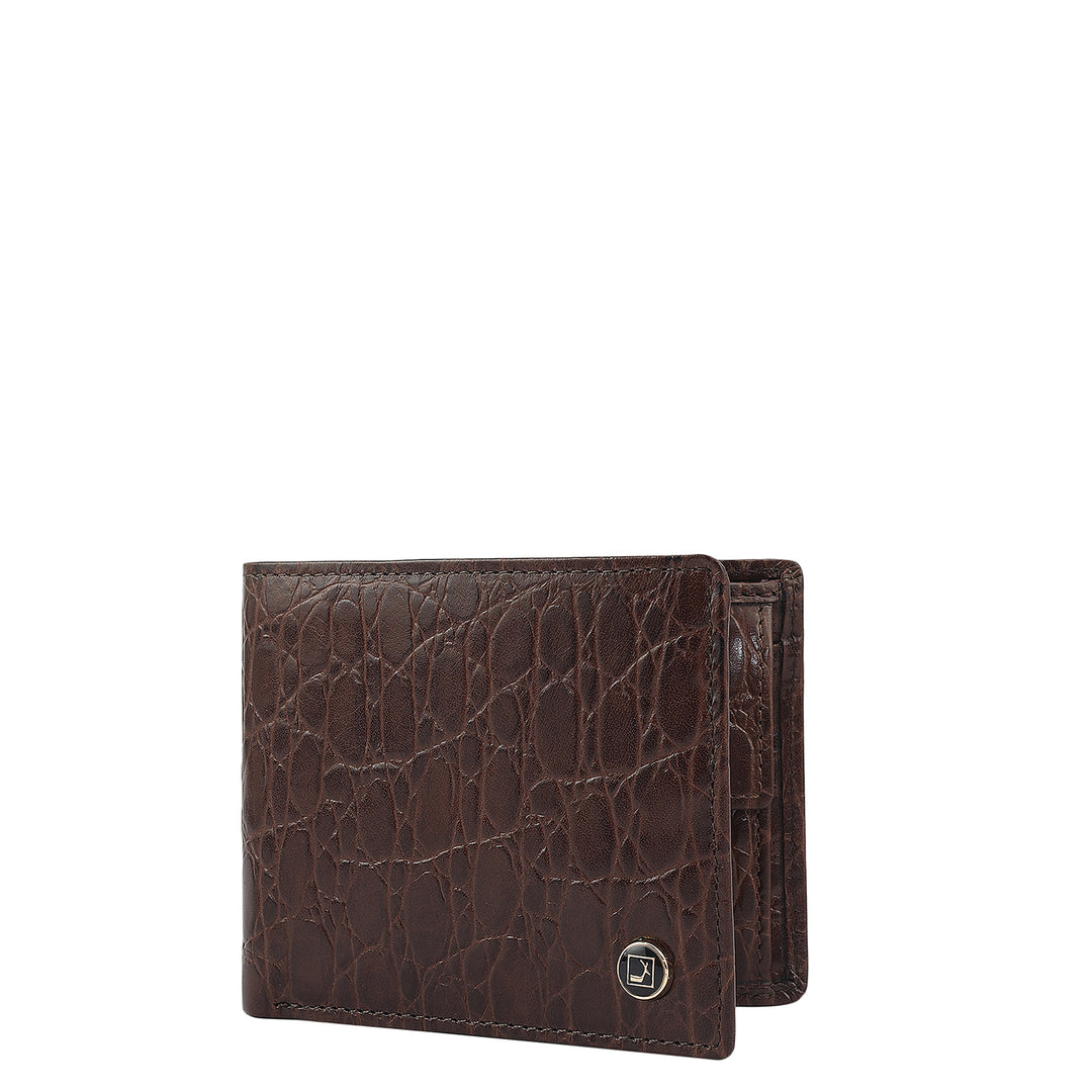 Brown Bifold Leather Mens Wallet