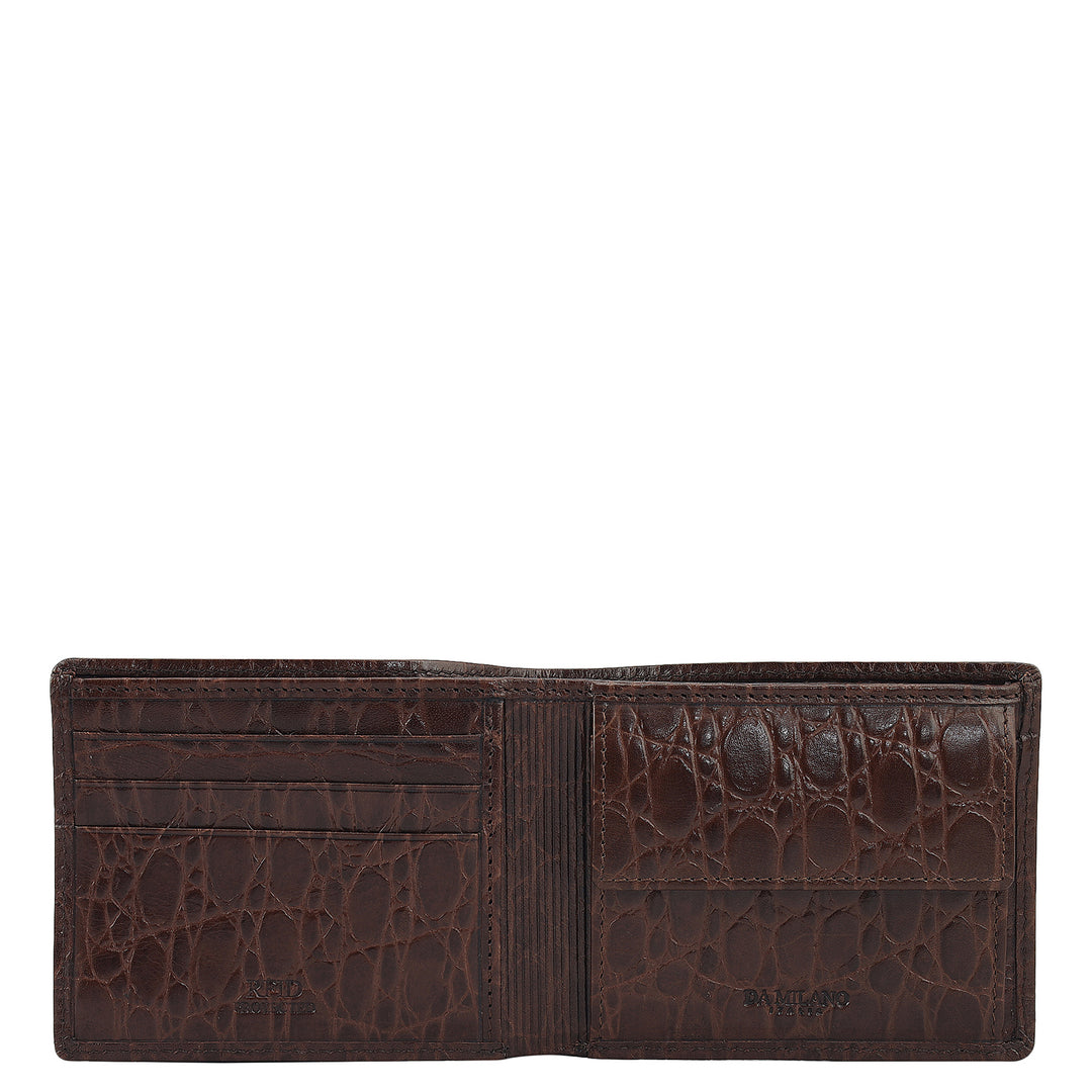 Brown Bifold Leather Mens Wallet