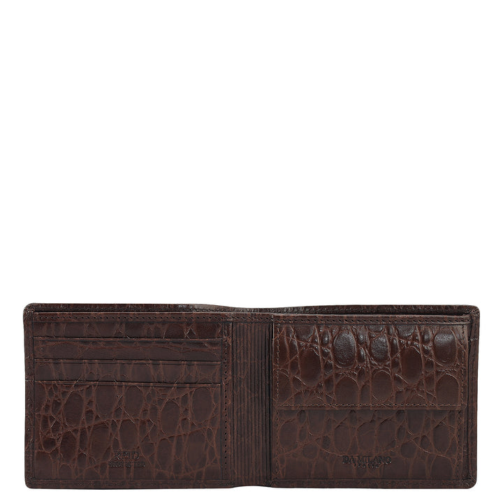 Brown Bifold Leather Mens Wallet