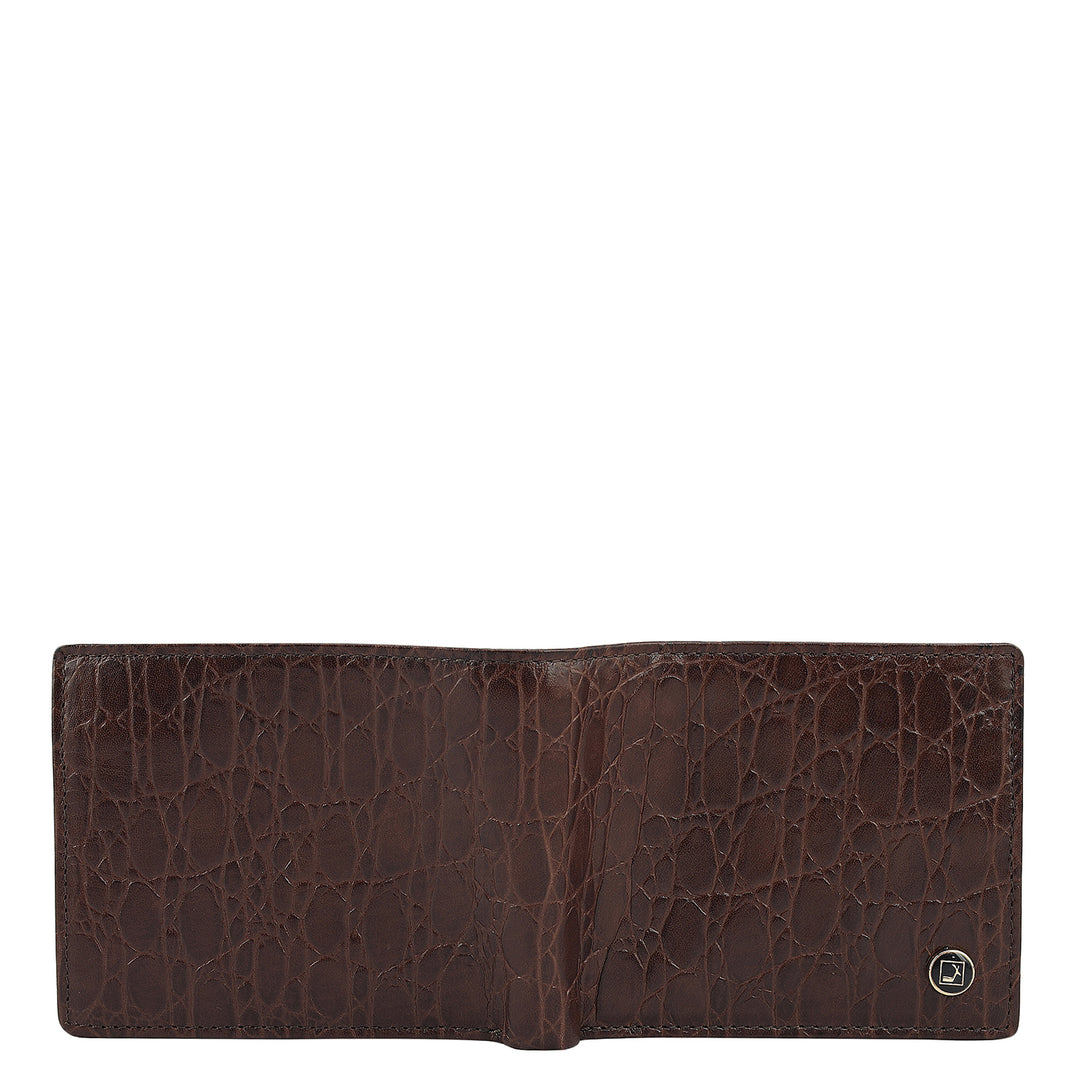 Brown Bifold Leather Mens Wallet