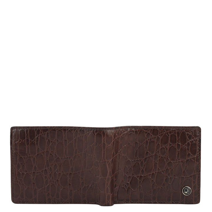 Brown Bifold Leather Mens Wallet