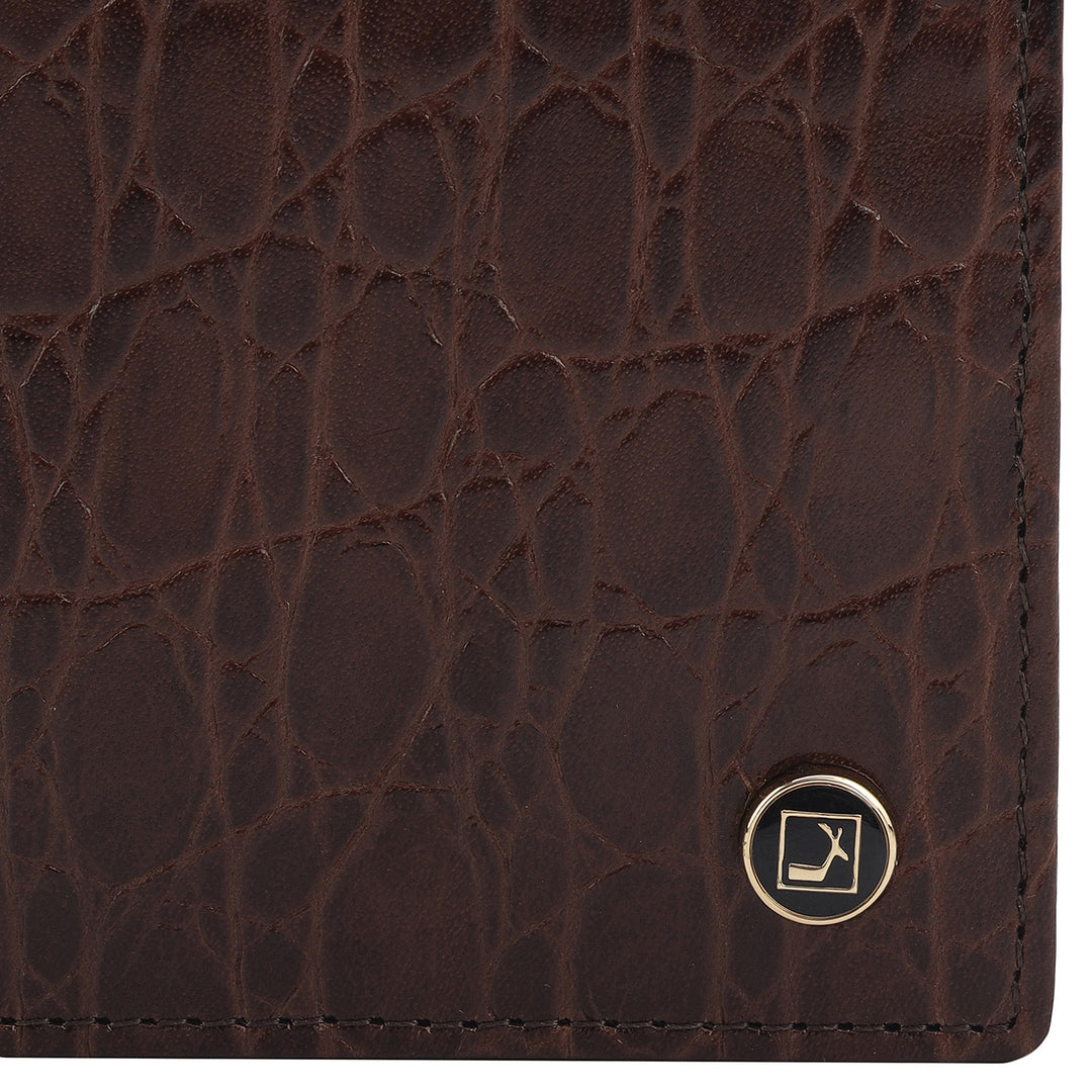 Brown Bifold Leather Mens Wallet