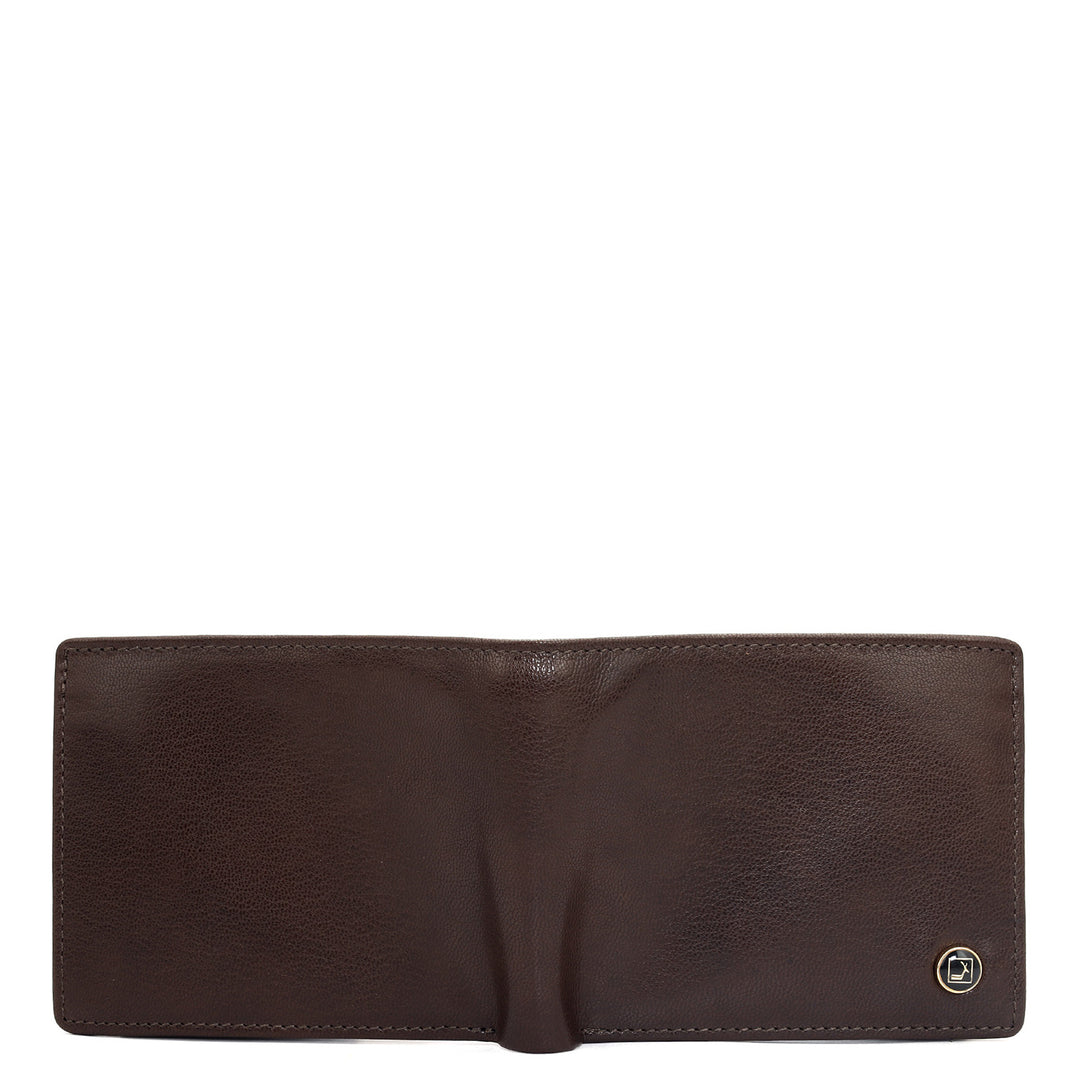 Brown Bifold Leather Mens Wallet