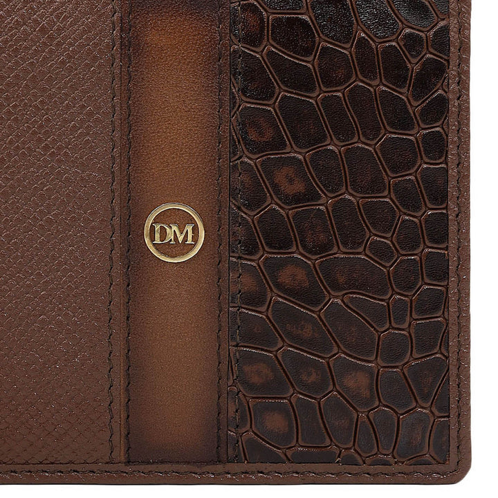 Date Bifold Leather Mens Wallet