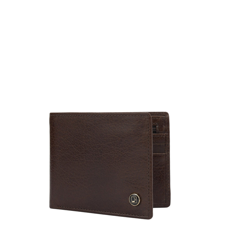 Brown Bifold Leather Mens Wallet