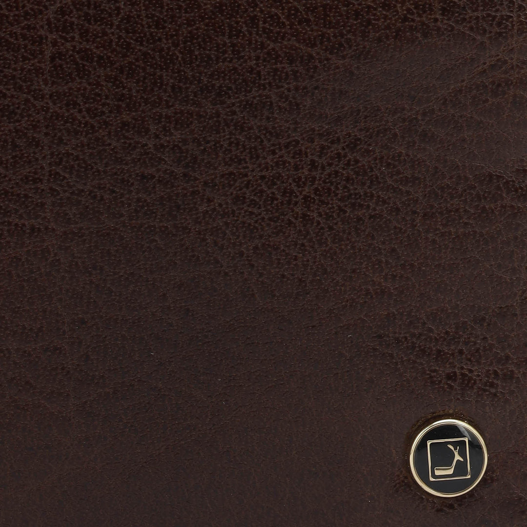 Brown Bifold Leather Mens Wallet