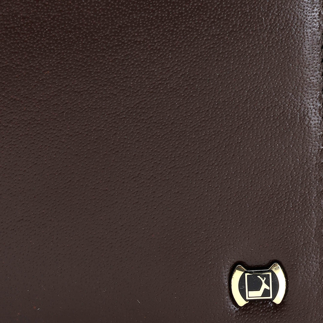 Brown Bifold Leather Mens Wallet