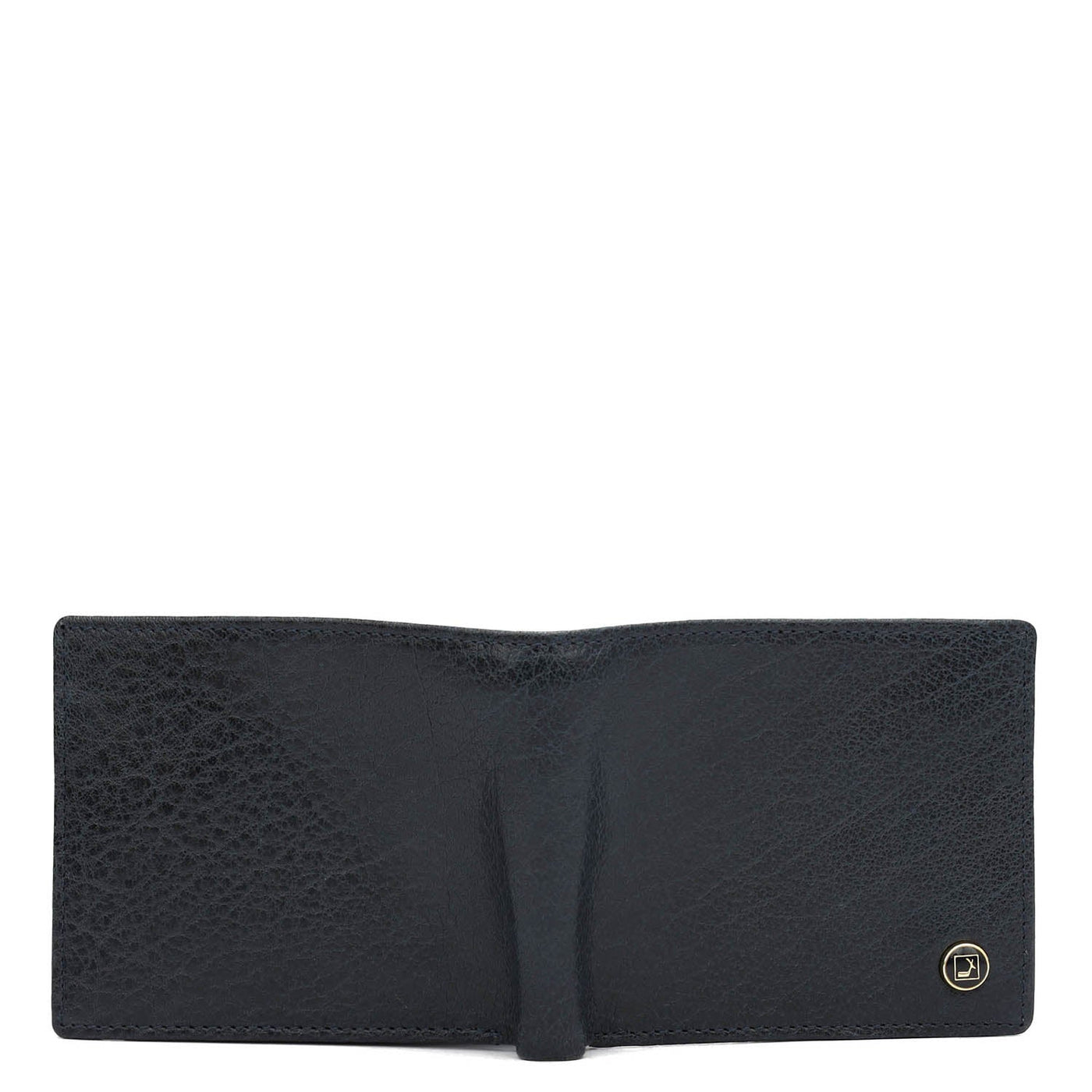 Dark Blue Bifold Leather Mens Wallet