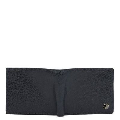 Dark Blue Bifold Leather Mens Wallet