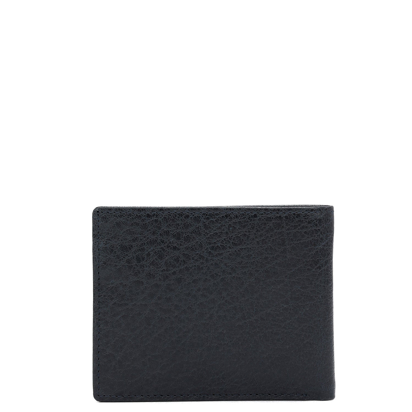 Dark Blue Bifold Leather Mens Wallet