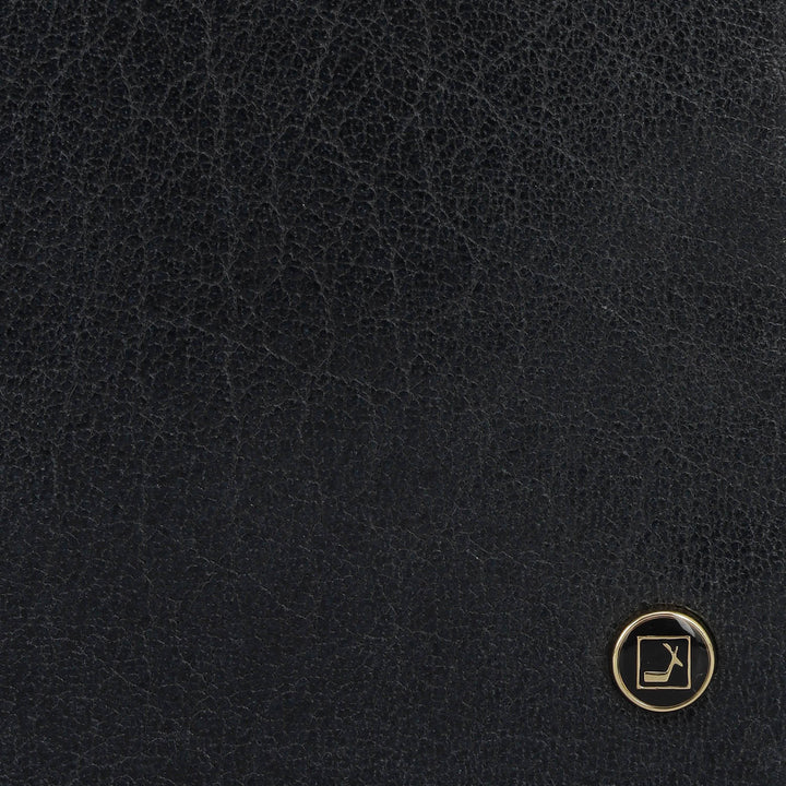 Dark Blue Bifold Leather Mens Wallet