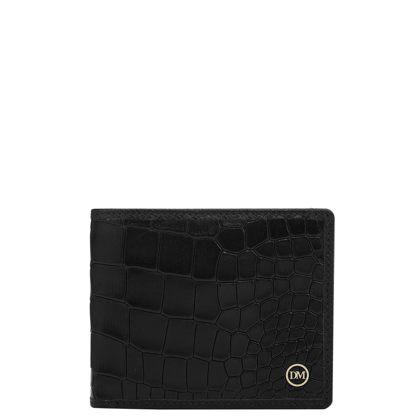 Black Bifold Leather Mens Wallet