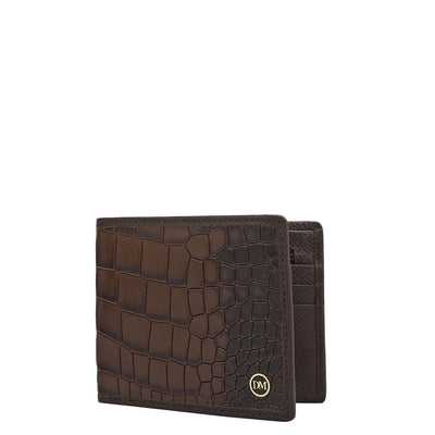 Date Bifold Leather Mens Wallet