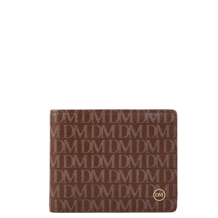 Date Bifold Leather Mens Wallet