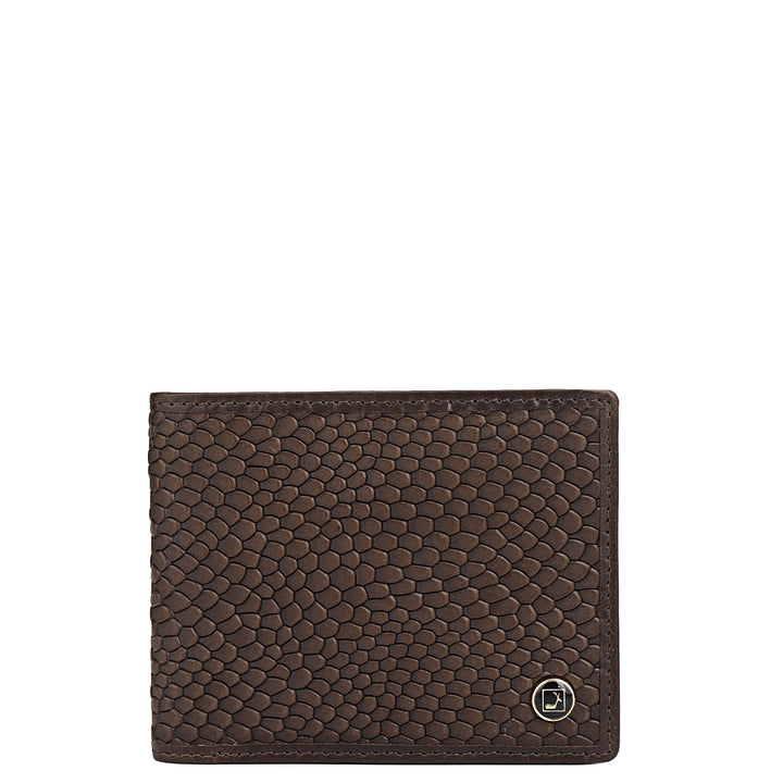 Brown Bifold Leather Mens Wallet