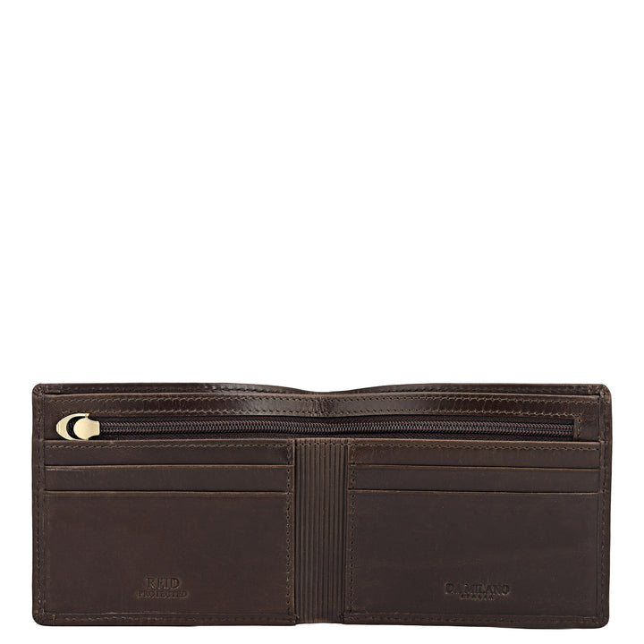 Brown Bifold Leather Mens Wallet