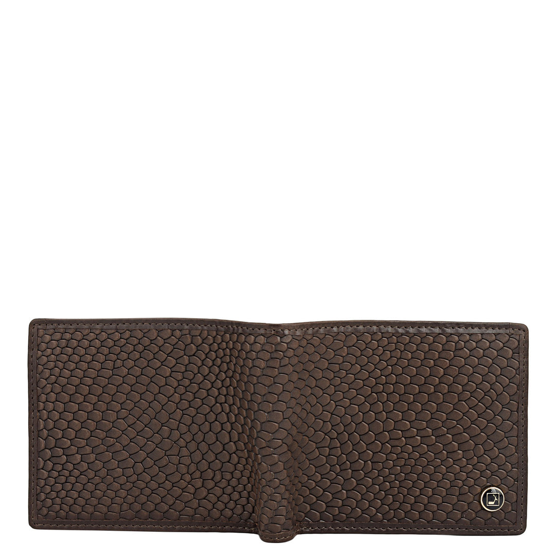 Brown Bifold Leather Mens Wallet