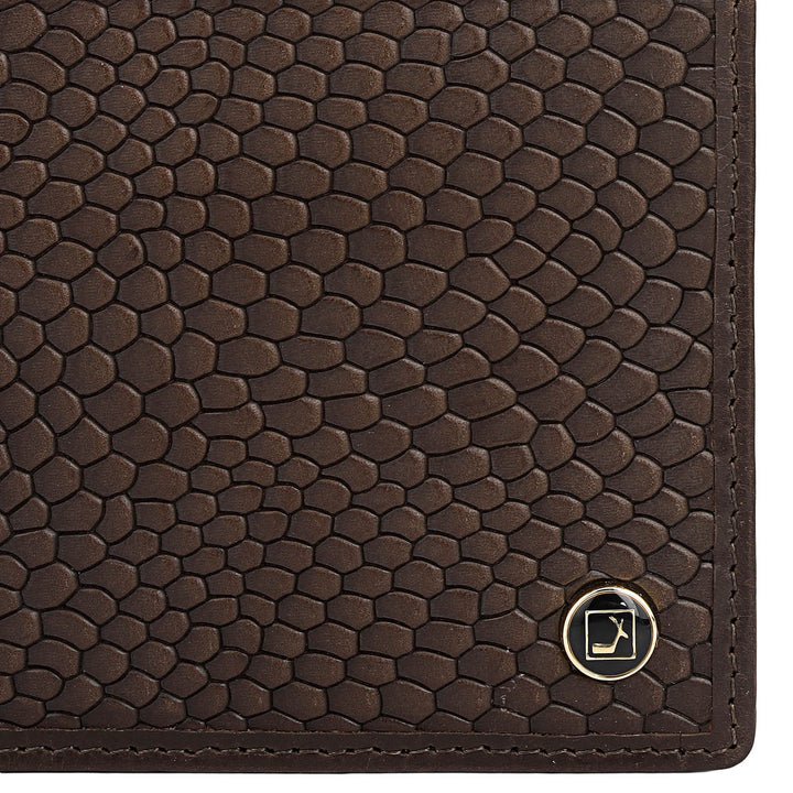 Brown Bifold Leather Mens Wallet