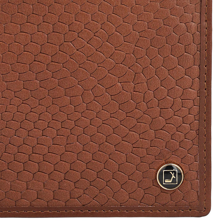 Cognac Bifold Leather Mens Wallet