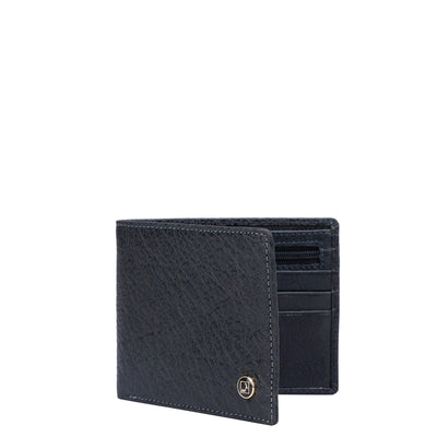 Elephant Pattern Mens Wallet - Blue