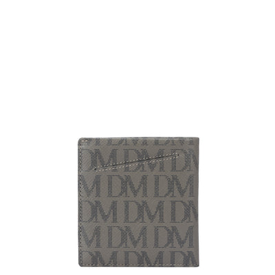 Monogram Leather Mens Wallet - Fossil