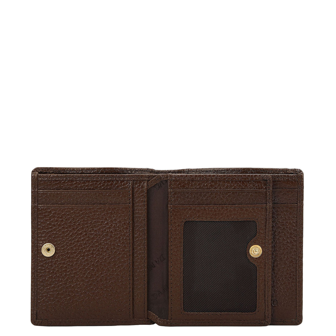 Mocha Bifold Leather Mens Wallet