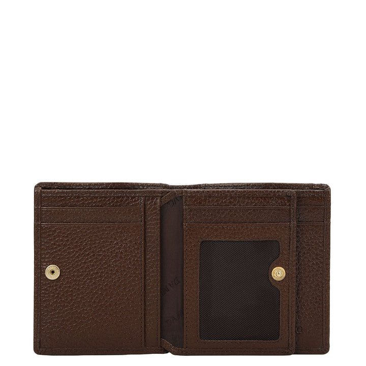 Mocha Bifold Leather Mens Wallet