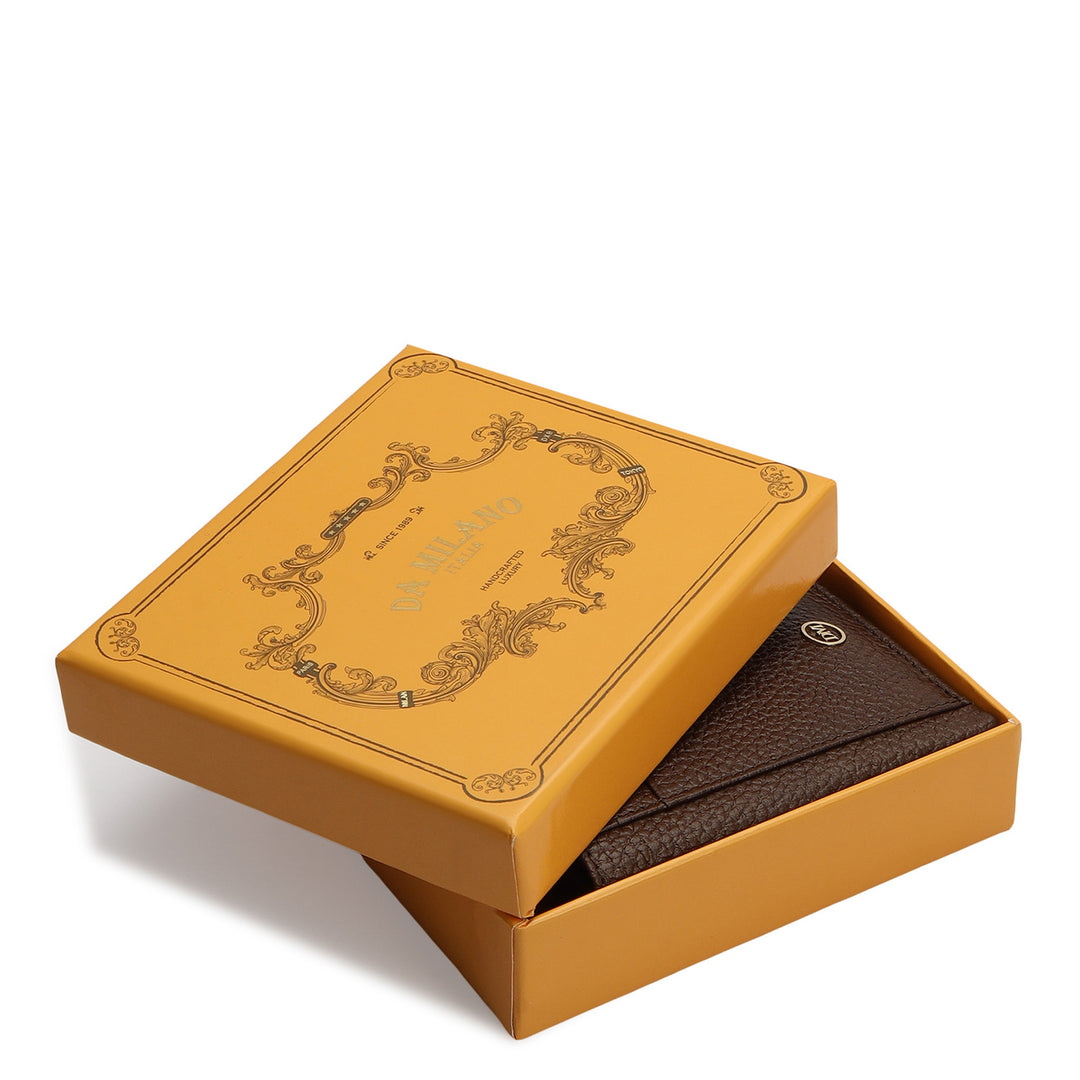Mocha Bifold Leather Mens Wallet