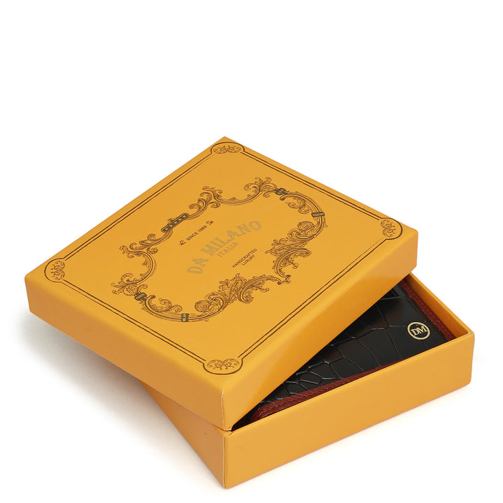 Black Bifold Leather Mens Wallet