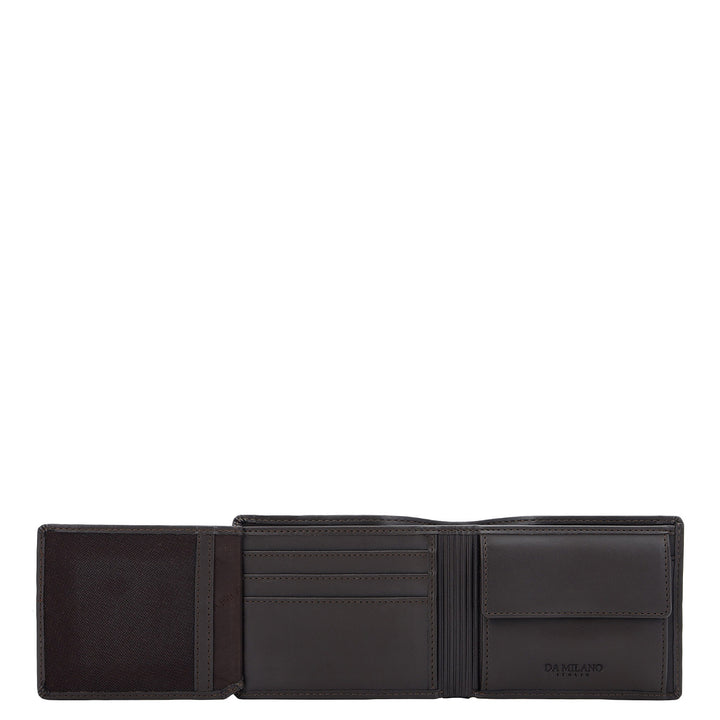 Brown Bifold Leather Mens Wallet