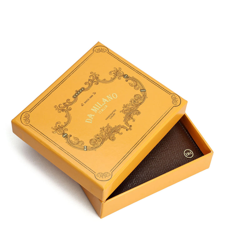 Walnut Bifold Leather Mens Wallet